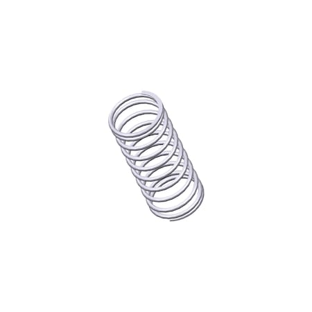 Approved Vendor Compression Spring, O=1.625, L= 3.84, W= .125 R G709963702
